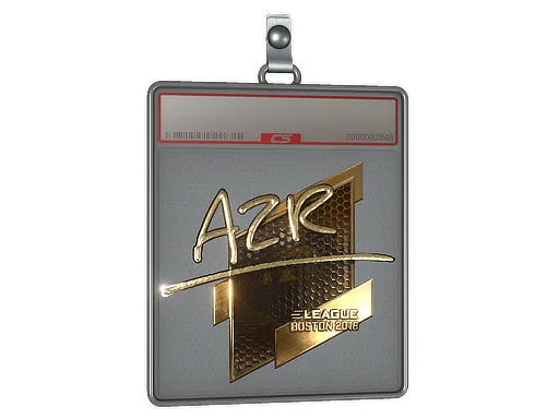Sticker Slab | AZR (Gold) | Boston 2018