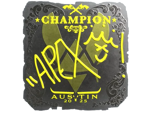 Sticker | apEX (Foil, Champion) | Austin 2025
