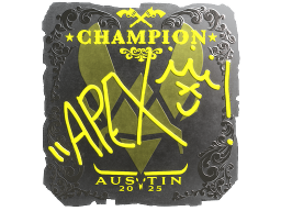 Sticker | apEX (Foil, Champion) | Austin 2025