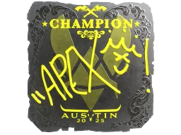 Sticker | apEX (Foil, Champion) | Austin 2025