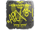 Sticker | apEX (Foil, Champion) | Austin 2025