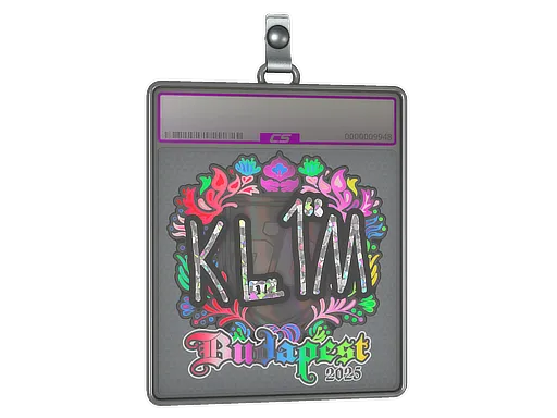 Sticker Slab | kl1m (Holo) | Budapest 2025