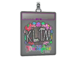 Sticker Slab | kl1m (Holo) | Budapest 2025
