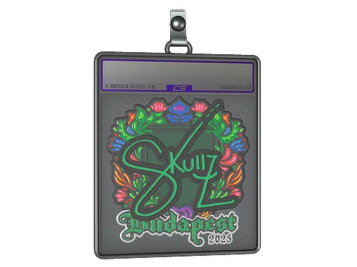 Sticker Slab | skullz (Embroidered) | Budapest 2025