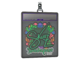 Sticker Slab | skullz (Embroidered) | Budapest 2025