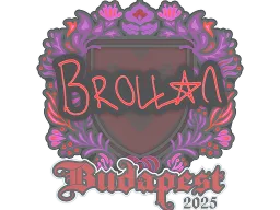 Sticker | Brollan | Budapest 2025
