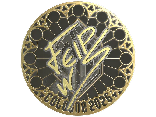 Sticker | felps (Gold) | Cologne 2026