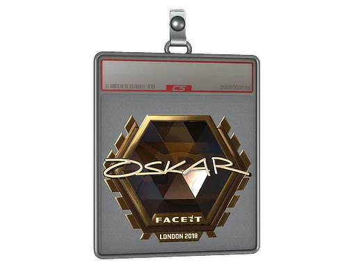 Sticker Slab | oskar (Gold) | London 2018