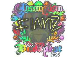 Sticker | FlameZ (Holo, Champion) | Budapest 2025