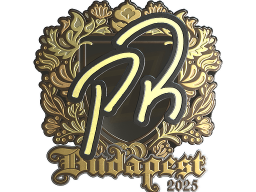 Sticker | PR (Gold) | Budapest 2025