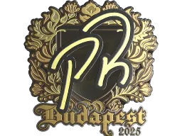 Sticker | PR (Gold) | Budapest 2025