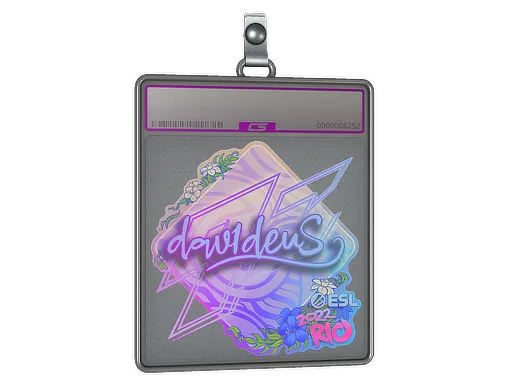 Sticker Slab | dav1deuS (Holo) | Rio 2022