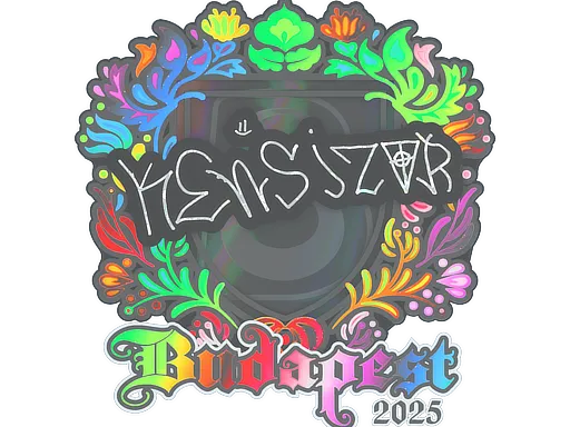 Sticker | kensizor (Holo) | Budapest 2025