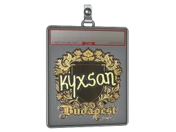 Sticker Slab | kyxsan (Gold) | Budapest 2025