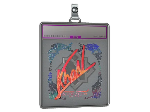Sticker Slab | khaN (Holo) | Austin 2025