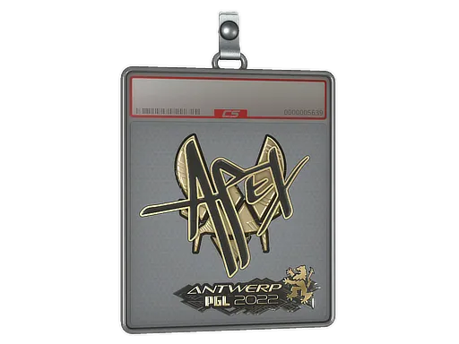 Sticker Slab | apEX (Gold) | Antwerp 2022