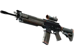 SG 553 | Phantom (Battle-Scarred)