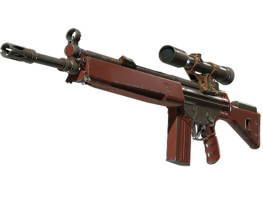 G3SG1 | Red Jasper (Field-Tested)