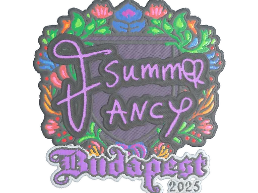 Sticker | Summer (Embroidered) | Budapest 2025