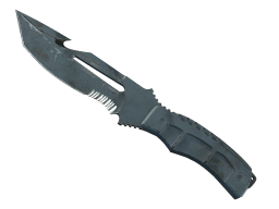 ★ Survival Knife | Night Stripe (Battle-Scarred)