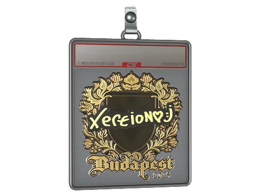 Sticker Slab | xertioN (Gold) | Budapest 2025