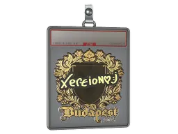Sticker Slab | xertioN (Gold) | Budapest 2025