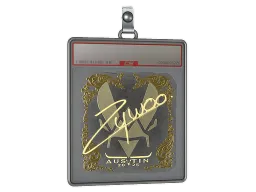 Sticker Slab | ZywOo (Gold) | Austin 2025