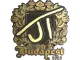 Sticker | JT (Gold) | Budapest 2025 CS2 skin