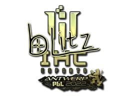 Sticker | bLitz (Gold) | Antwerp 2022