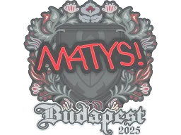 Sticker | MATYS | Budapest 2025
