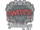 Sticker | MATYS | Budapest 2025