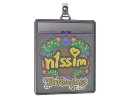 Sticker Slab | n1ssim (Embroidered) | Budapest 2025