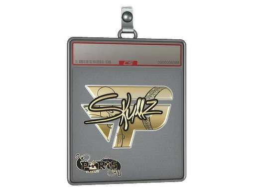 Sticker Slab | skullz (Gold) | Paris 2023