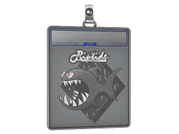 Sticker Slab | Black Jaggyfish
