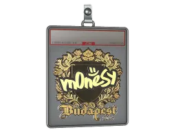 Sticker Slab | m0NESY (Gold) | Budapest 2025