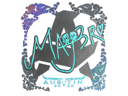Sticker | MAJ3R (Holo) | Austin 2025