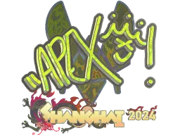 Sticker | apEX (Holo) | Shanghai 2024