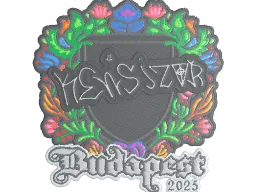 Sticker | kensizor (Embroidered) | Budapest 2025