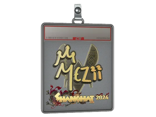 Sticker Slab | mezii (Gold) | Shanghai 2024