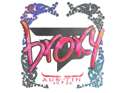 Sticker | broky (Holo) | Austin 2025