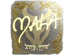 Sticker | Maka (Gold) | Austin 2025