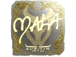 Sticker | Maka (Gold) | Austin 2025