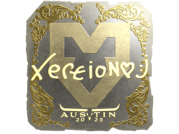 Sticker | xertioN (Gold) | Austin 2025