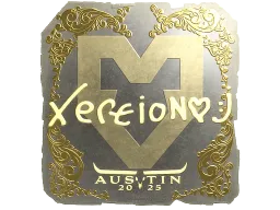 Sticker | xertioN (Gold) | Austin 2025