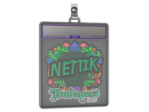 Sticker Slab | nettik (Embroidered) | Budapest 2025