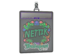 Sticker Slab | nettik (Embroidered) | Budapest 2025