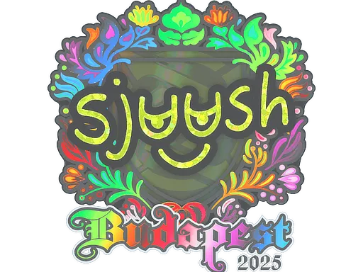 Sticker | sjuush (Holo) | Budapest 2025