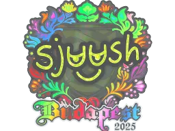Sticker | sjuush (Holo) | Budapest 2025