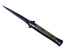 ★ StatTrak™ Stiletto Knife | Blue Steel (Battle-Scarred)