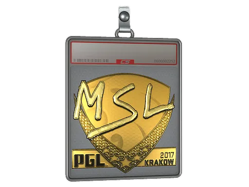 Sticker Slab | MSL (Gold) | Krakow 2017